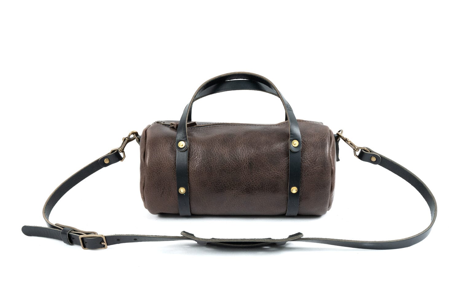 JANE LEATHER CROSSBODY - CHARCOAL BISON