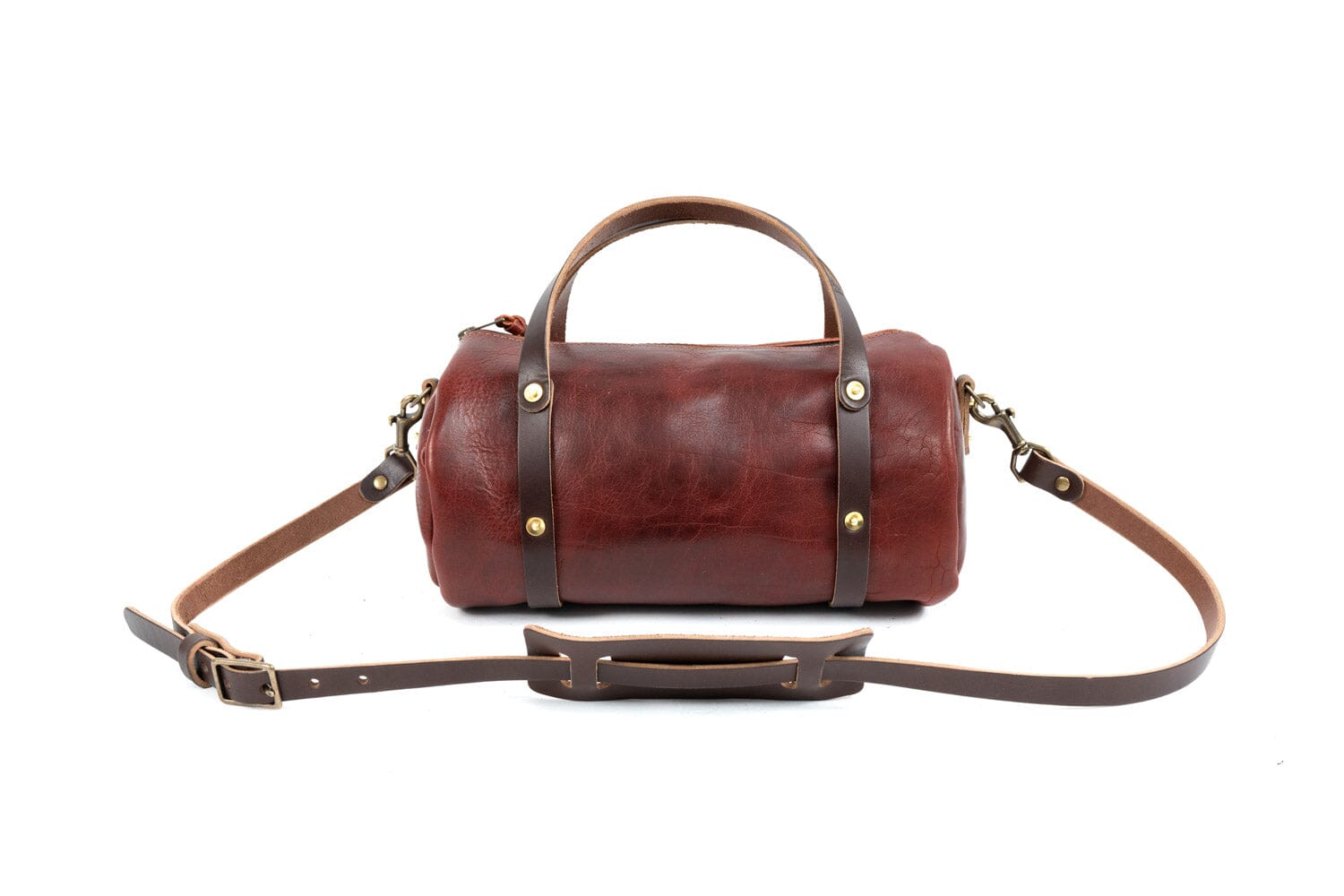 Go Forth Goods Leather Tassel Bag Charm Redwood Bison (Limited Edition)