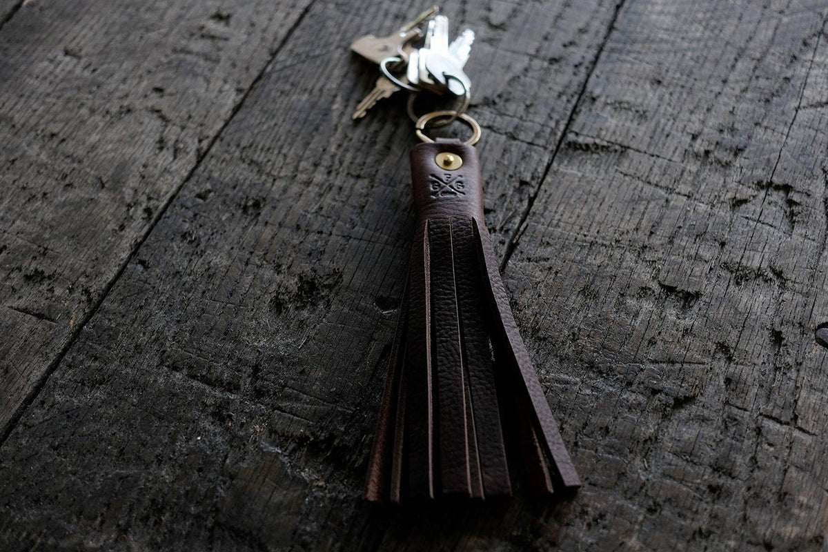 Leather Tassels  Leather Tassel Keychains & Leather Bag Charms – KMM & Co.