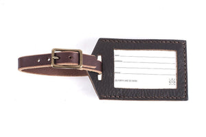 LUGGAGE TAG IN LEATHER
