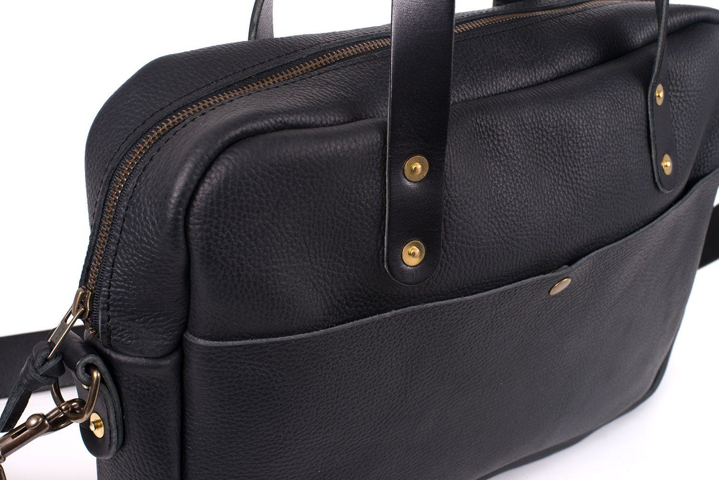 MARTIN THIN LEATHER BRIEFCASE - IN STOCK
