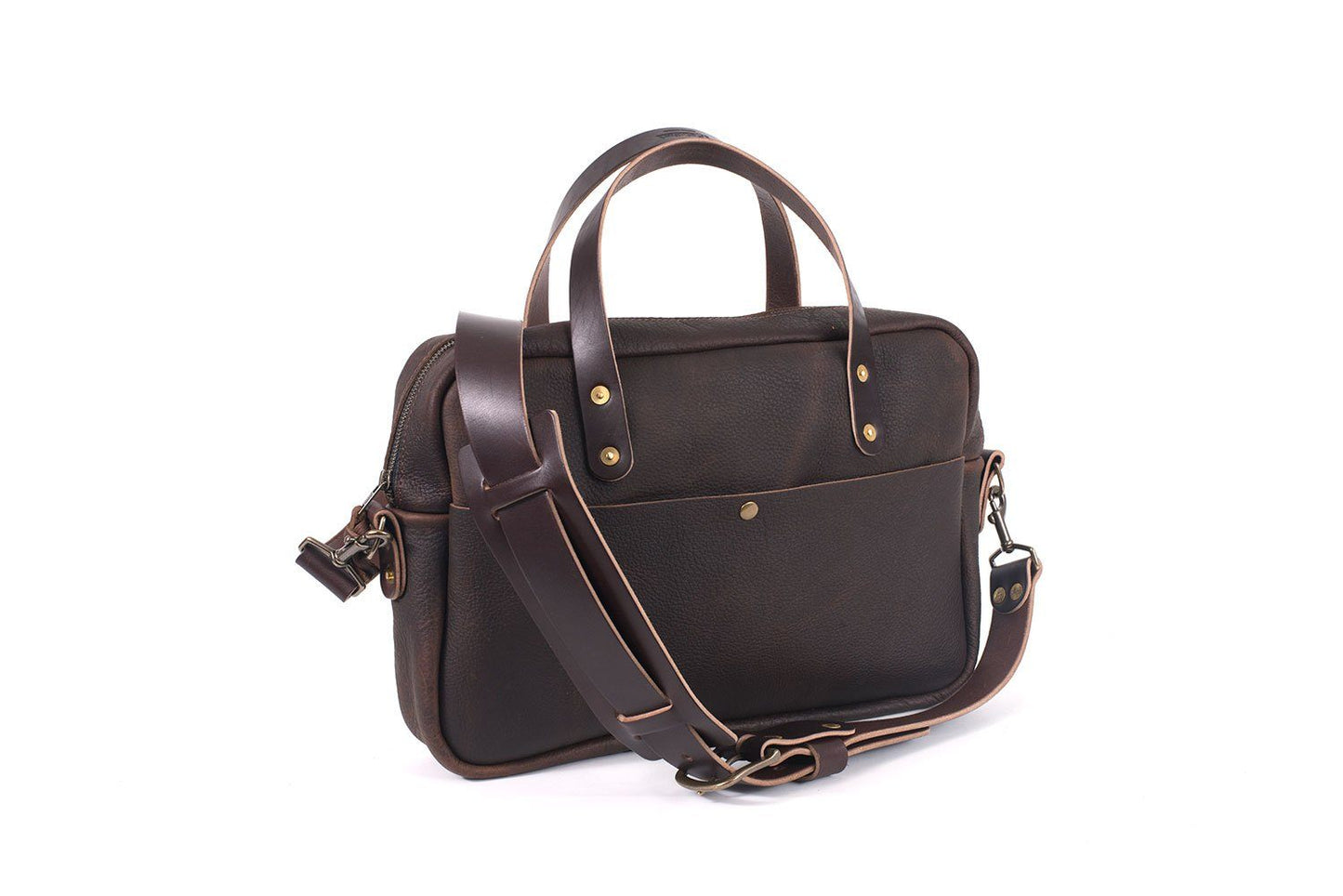 MARTIN THIN LEATHER BRIEFCASE - IN STOCK