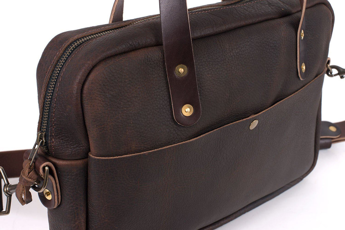 MARTIN THIN LEATHER BRIEFCASE - IN STOCK