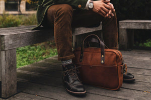 MARTIN THIN LEATHER BRIEFCASE