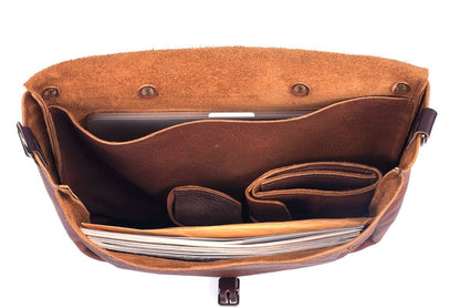 STEPHEN LEATHER MESSENGER BAG - IN STOCK