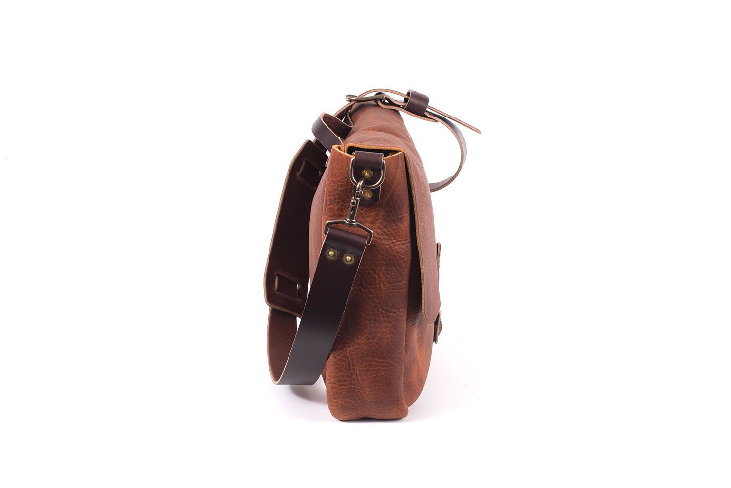 MSN Handmade - Special handmade leather bag in canvas + high