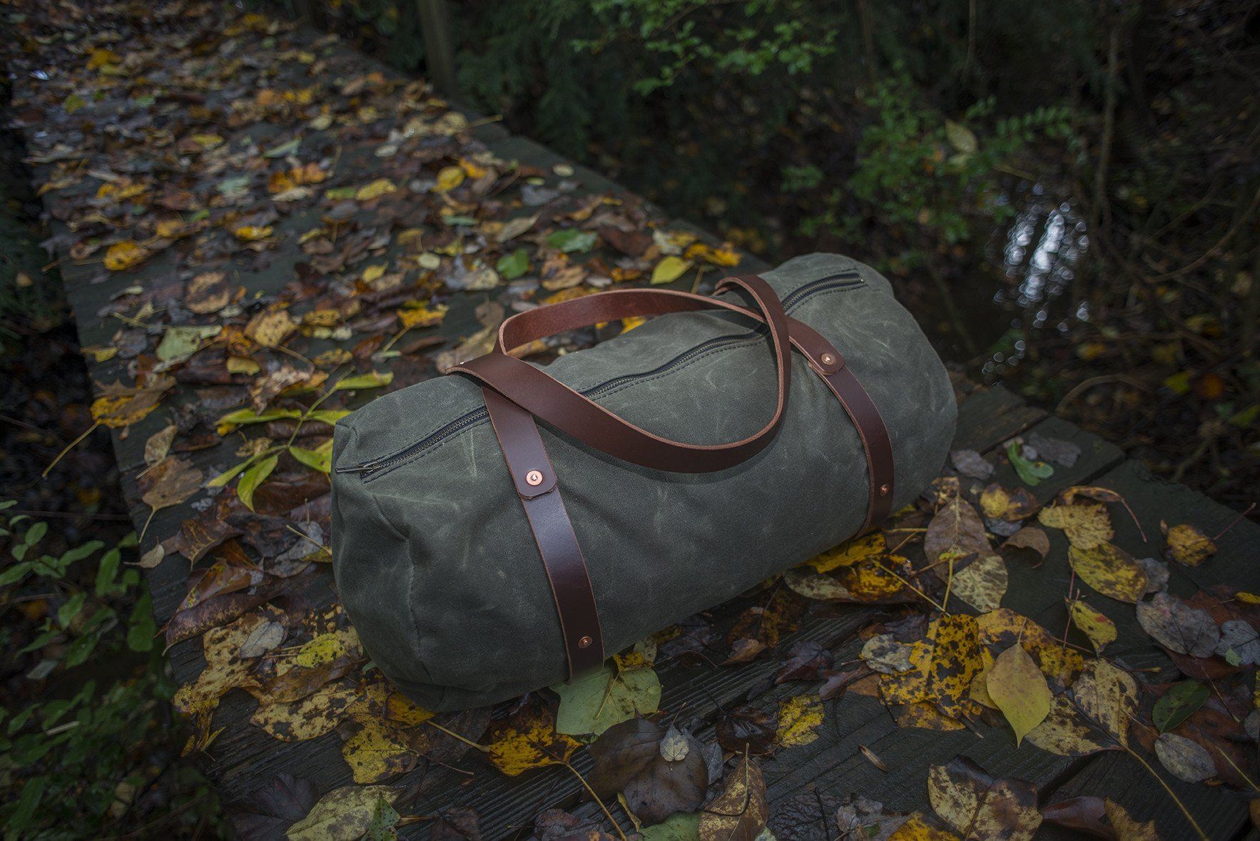 WILLIAM WAXED CANVAS WEEKENDER DUFFLE BAG - Go Forth Goods ®