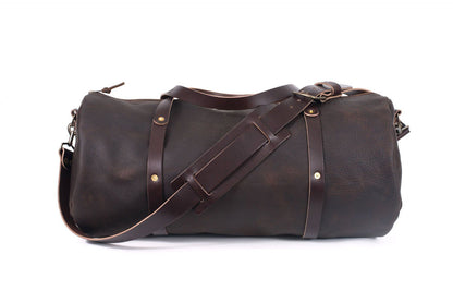 WILLIAM LEATHER DUFFLE BAG - IN STOCK