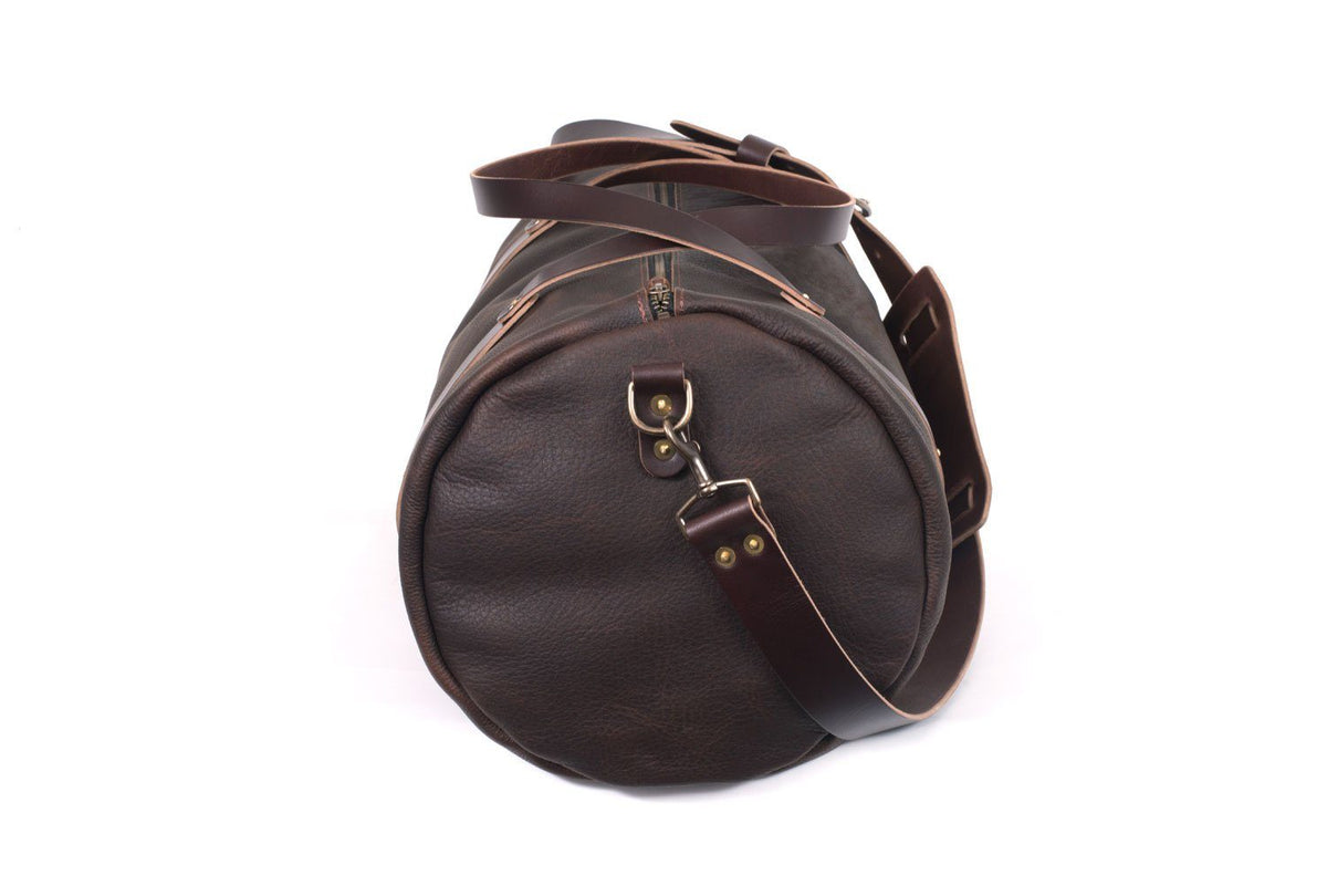 WILLIAM LEATHER DUFFLE BAG - IN STOCK