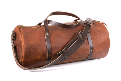 WILLIAM LEATHER DUFFLE BAG - IN STOCK
